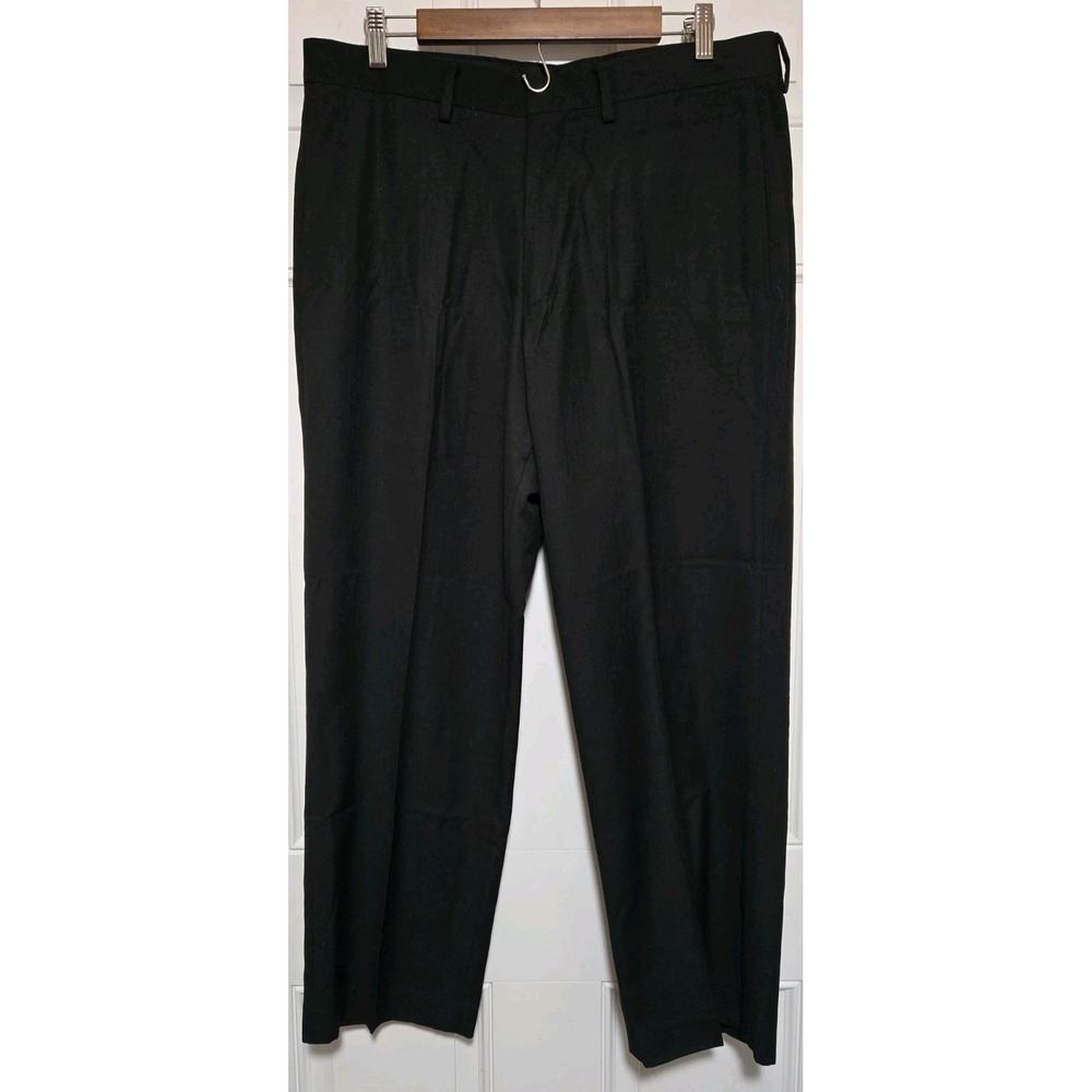 Donald‎ J. Trump Signature Collection Mens Dress Pants Black Pockets 34 x 29